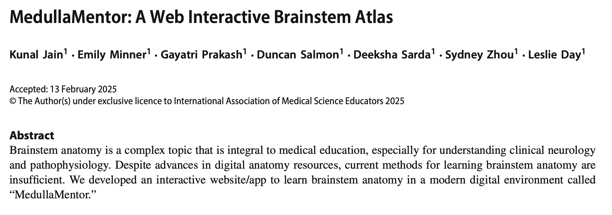 Mar 6 2025 - Medulla Mentor Manuscript